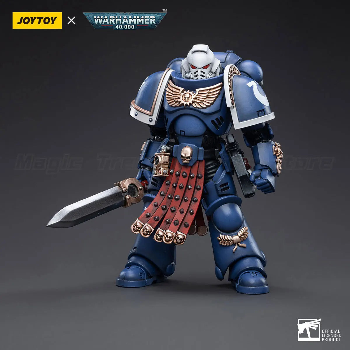 【In stock】 JOYTOY 1/18 Action figure warhammer 40k Ultramarines Primaris Assault Veteran Intercessor  Anime Ornaments Gifts