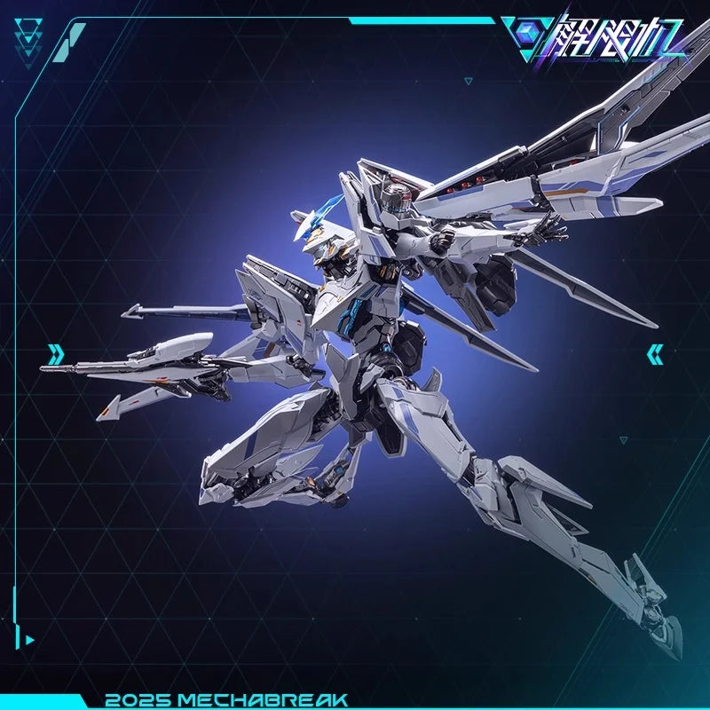 New In Stock Mecha Break Ubp-R02t Peregrine Falcon Movable Alloy Finished Product Model Cool Birthday Gift Tabletop Decoration
