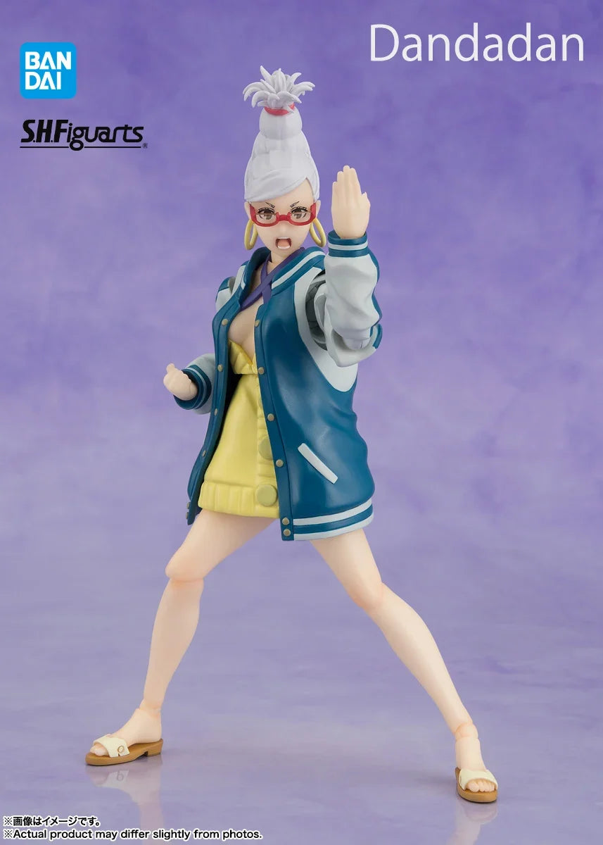 In stock Bandai S.H.Figuarts Dandadan Reiko Ayase (Spirit Medium) 14.5CM PVC Figure Highly Detailed Collectible Model Toy Gif
