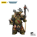 JOYTOY Warhammer 40k 1/18 Action Figures Death Guard Deathshroud Terminator Champion with Manreaper and Plaguespurter Gauntlets