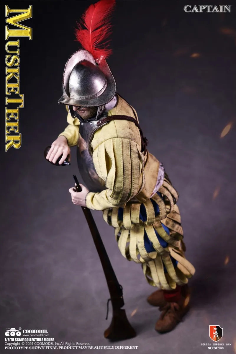 In Stock COOMODEL SE138 SE139 1/6 Male Spanish Soldier Warrior Musket Infantry Full Set Delicate 12in Action Figure Model