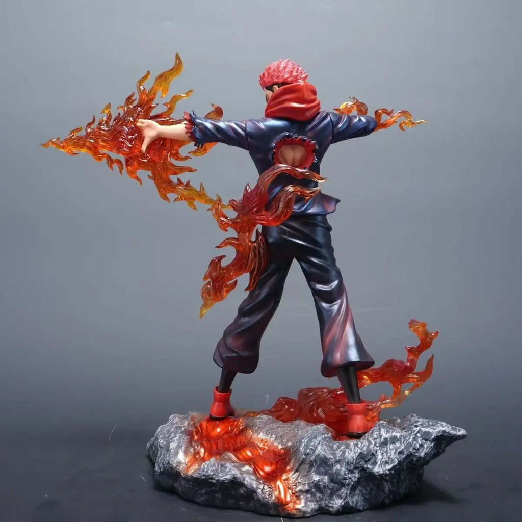 30cm 11.8 inch Anime Itadori Yuji Action Figures Pvc Statue Desktop Ornamen Collection Statue Model Decoration Room Desk Toys Ch