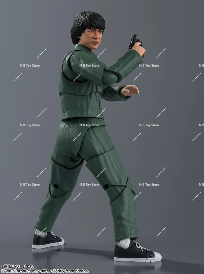 In Stock Bandai S.H.Figuarts SHF Police Story Jackie Chan Action Figure Model Toys Collect Gifts