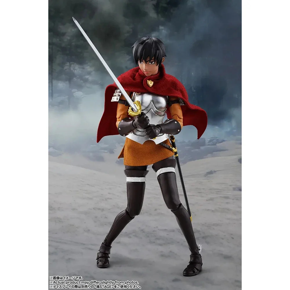 Original New BANDAI S.H.Figuarts Casca (Band of the Hawk) 14.5cm SHF Collectible Action Anime Figure Model Toys