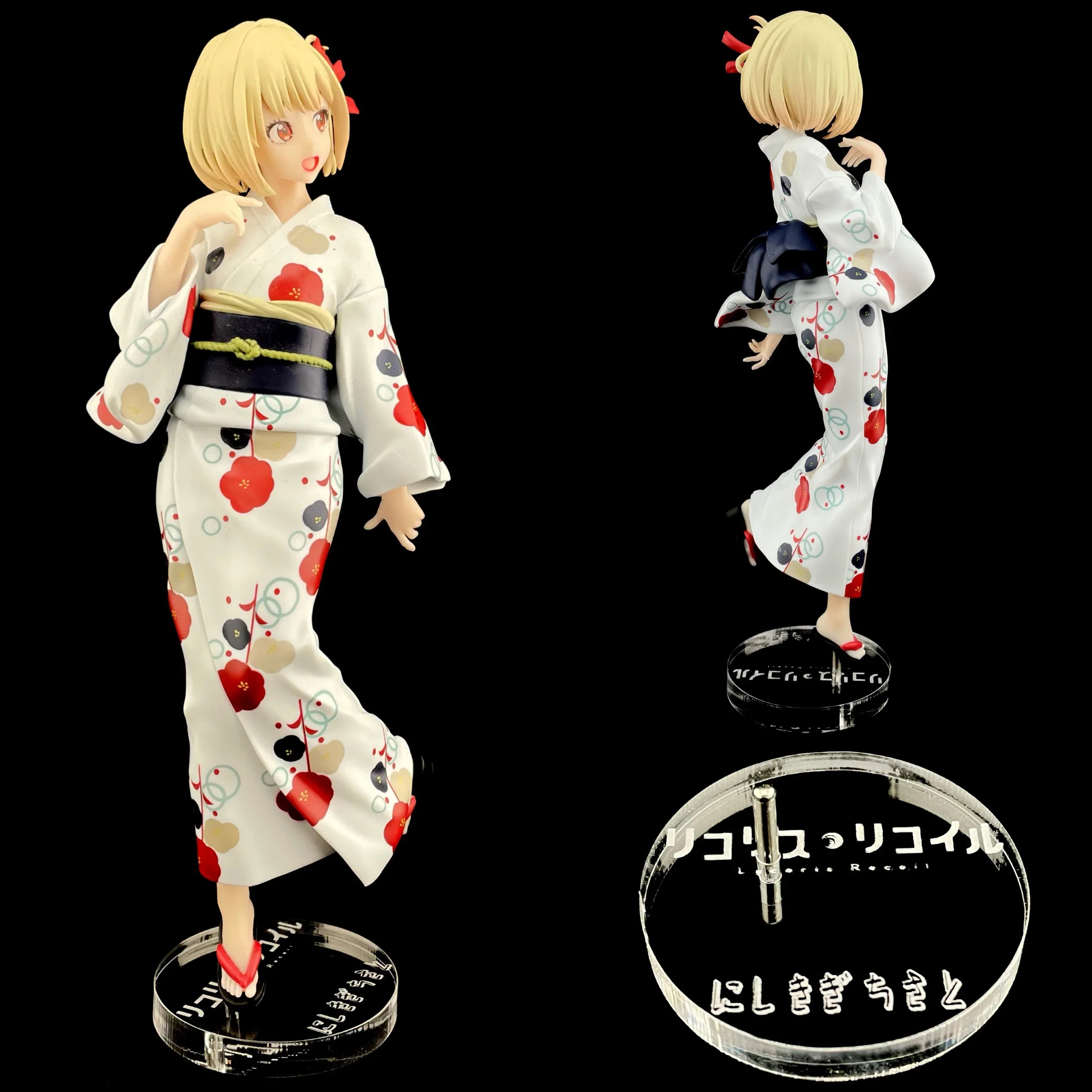 Acrylic Base Stand for SEGA Lillia Kimono Kaiwano Chihaya Yuzu Seigaiha Static Anime Figure PVC Model Collectible Toy