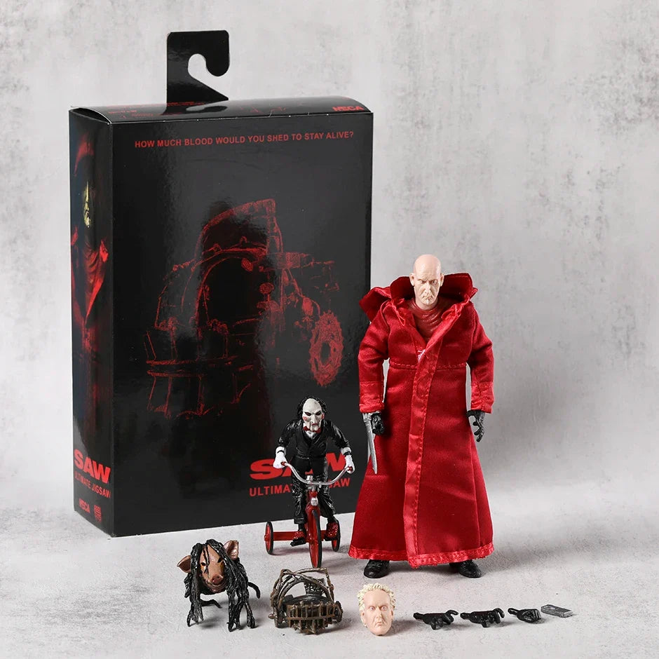 NECA Ultimate Jigsaw Killer 7-Inch Scale Action Figure Movable Joints Desktop Decoration Collection PVC Model Toy