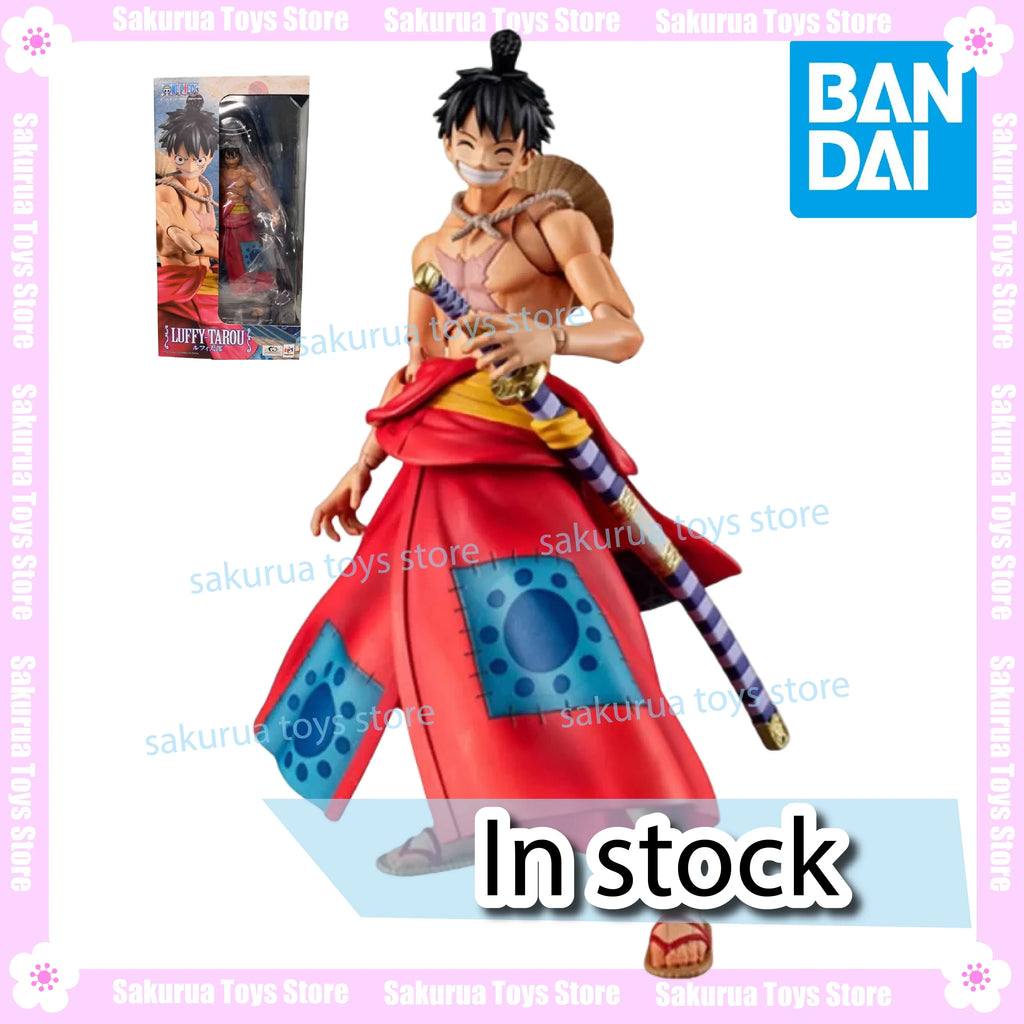 In Stock Bandai Megahouse Mh One Piece VAH Wano Country Luffitaro Anime Peripherals Action Doll Collection Gifts