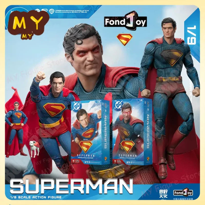 AUF LAGER 2025 Fondjoy Battle Damaged Superman Actionfigur David Corenswet 1/9 Neue Superman Figur Pvc Gelenk Beweglich