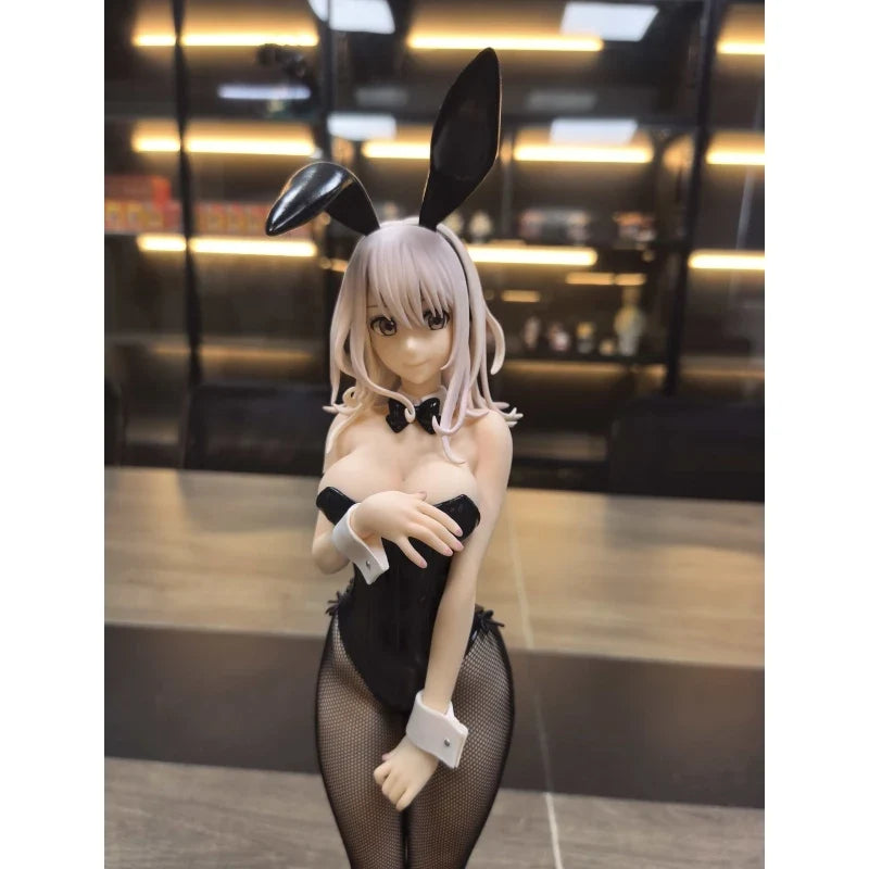 Kuroiwa Medaka Dares to Mock My Cuteness Kawanai Momana Bunny Girl Figure Model Collectible Art Toy