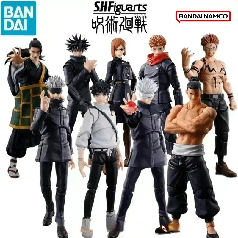 Anime Figures Toy Bandai Original SHFiguarts SHF Jujutsu Kaisen Todo Aoi Satoru Gojo Itadori Yuji Fushiguro Megumi Ryomen Sukuna