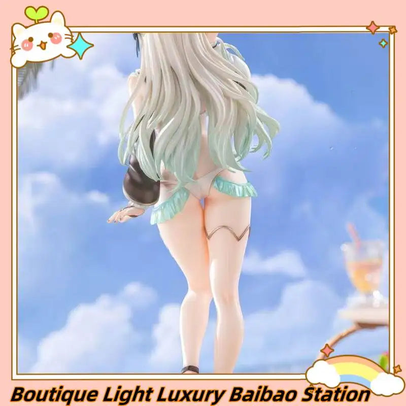 Anime Beautiful Girl Swimsuit Figure Liu Ying Honkai Star Rail Gk Model Beach Scene Statue Collectible Merchandise For Fans