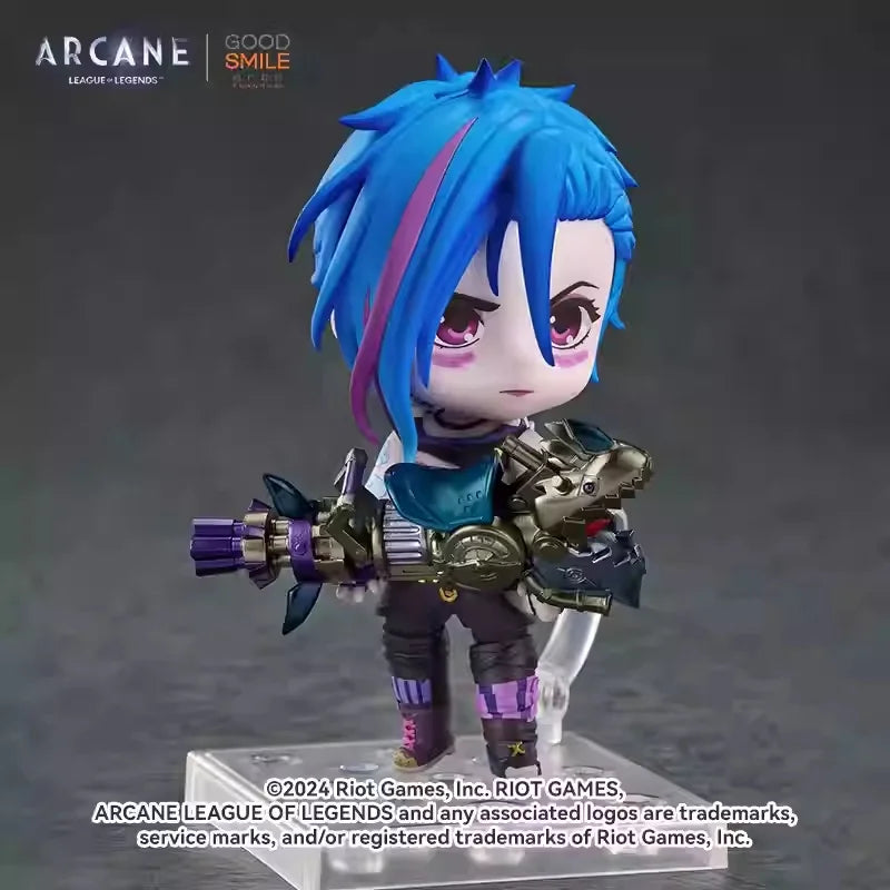 Original Jinx Arcane Ver. Chibi Action Figure Model Collectible Gift For Fans