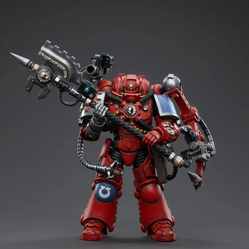 JOYTOY Warhammer 40K 1/18 Action Figure Ultramarines Primaris Techmarine Anime Military Model Decor Collectible Desktop Ornament