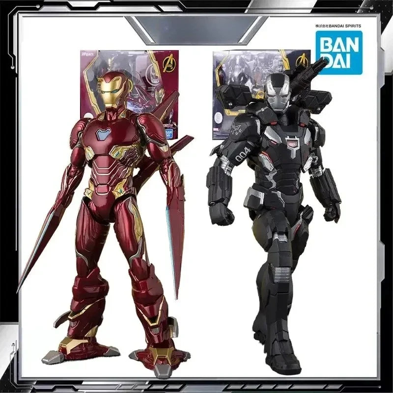 Bandai Original MODEL KIT SHF Infinity War War Machine Character Model Toy Gift Collection Anime Figure Model Toy