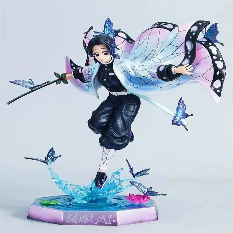 Hot Demon Slayer Anime Figure Kochou Shinobu Perimeter Pvc Model Statue Desktop Decoration Ornaments Christmas Gifts Toys