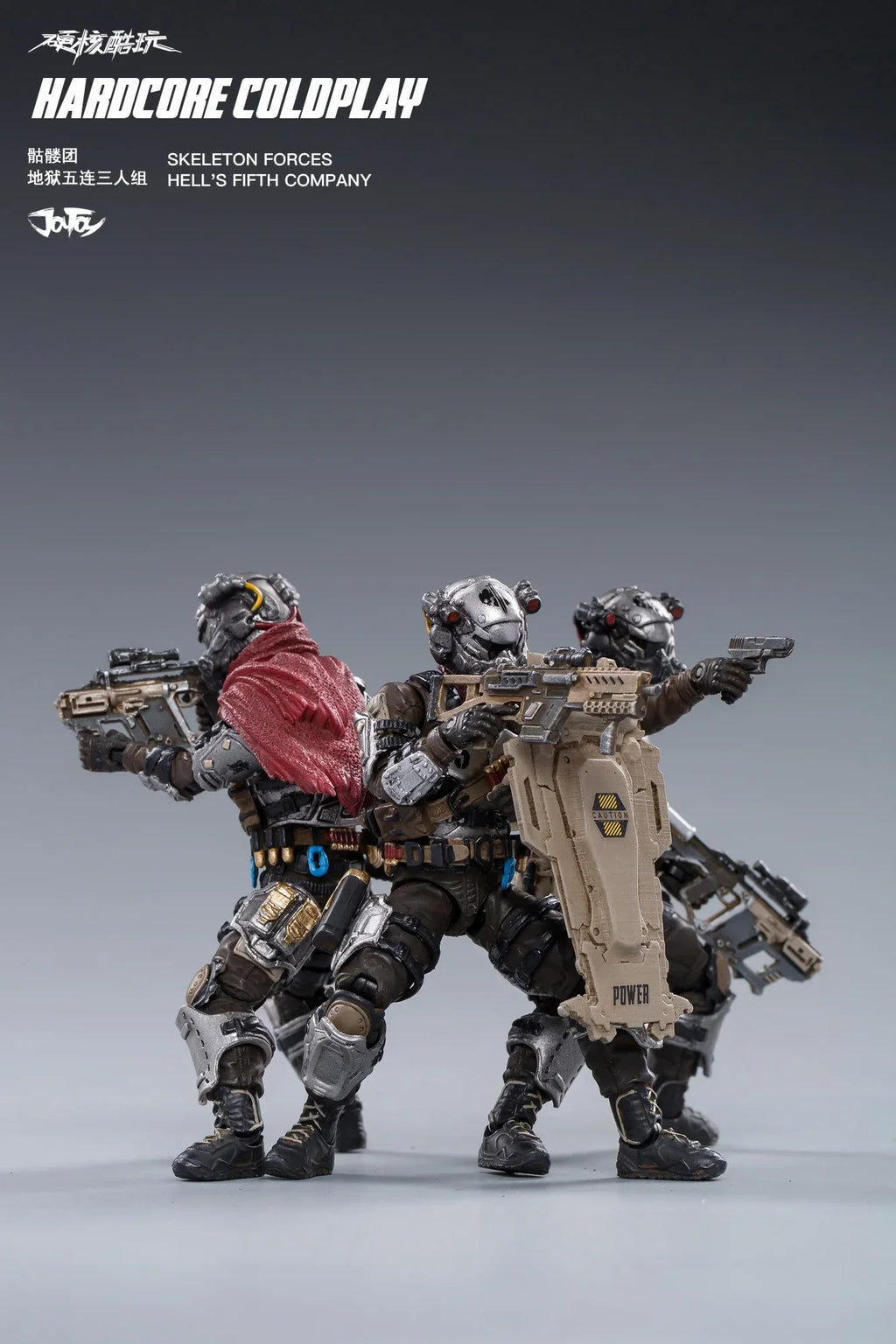 JOYTOY 1/18 3.75 Actionfigur (3 STÜCK/SET) Skelettkräfte Hell's Fifth Company Anime Sammlermodell Spielzeug Geschenk auf Lager