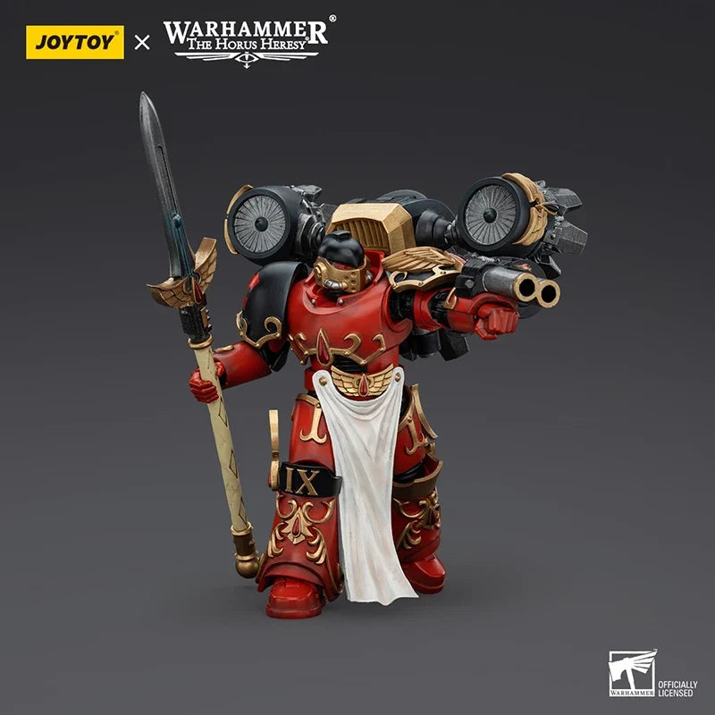 Joytoy Warhammer 40k 1/18 Action Figures Anime 12.6cm Blood Angels Raldoron First Captain Of The Blood Angels Model Gift Collect