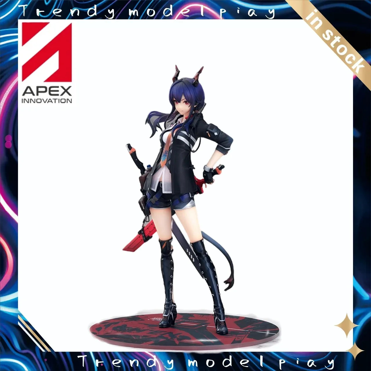 In Stock Original APEX-TOYS Arknights Chen 1/7 Action Figures Figures Models Toys Gifts Collection Ornaments