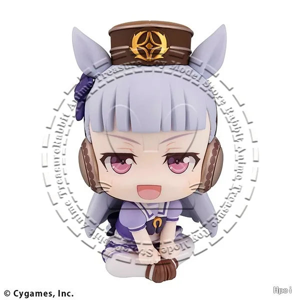 In Stock Original Genuine MegaHouse Look up Uma Musume Pretty Derby Gold Ship Chibi Figure Collectible Display Gift