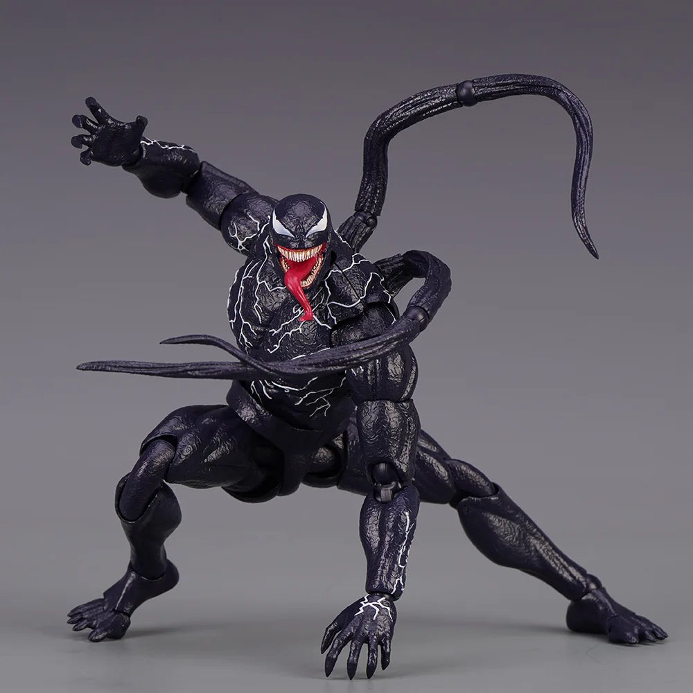 Venom The Last Dance Carnage Action Figure Joint Movable Symbiote Head Carving SHF Movies Model Doll Collectible Toys Gift