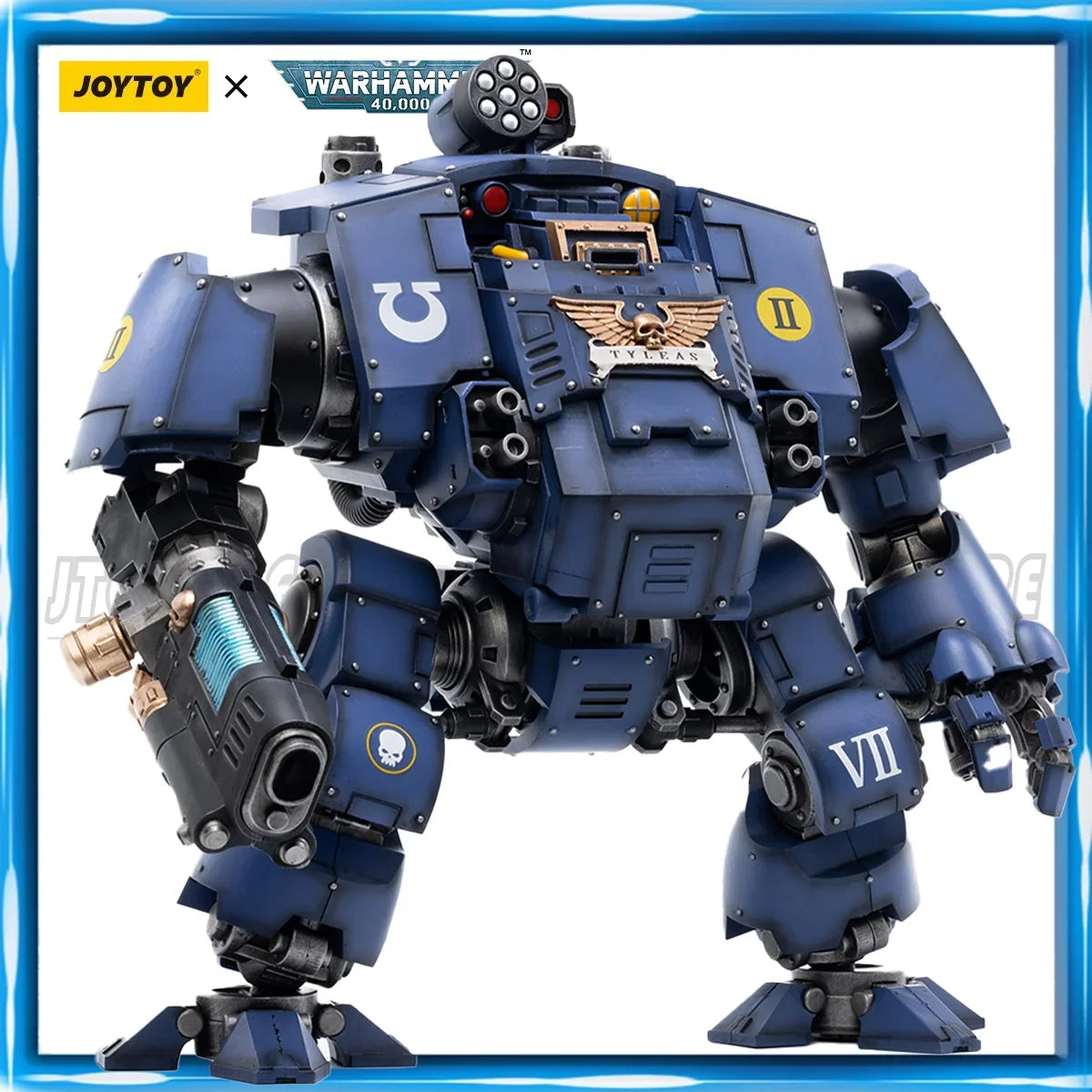 JOYTOY Warhammer 40K 1/18 Action Figure UItramarines Redemptor Dreadnought Brother Tyleas Anime Figure Toys Gift