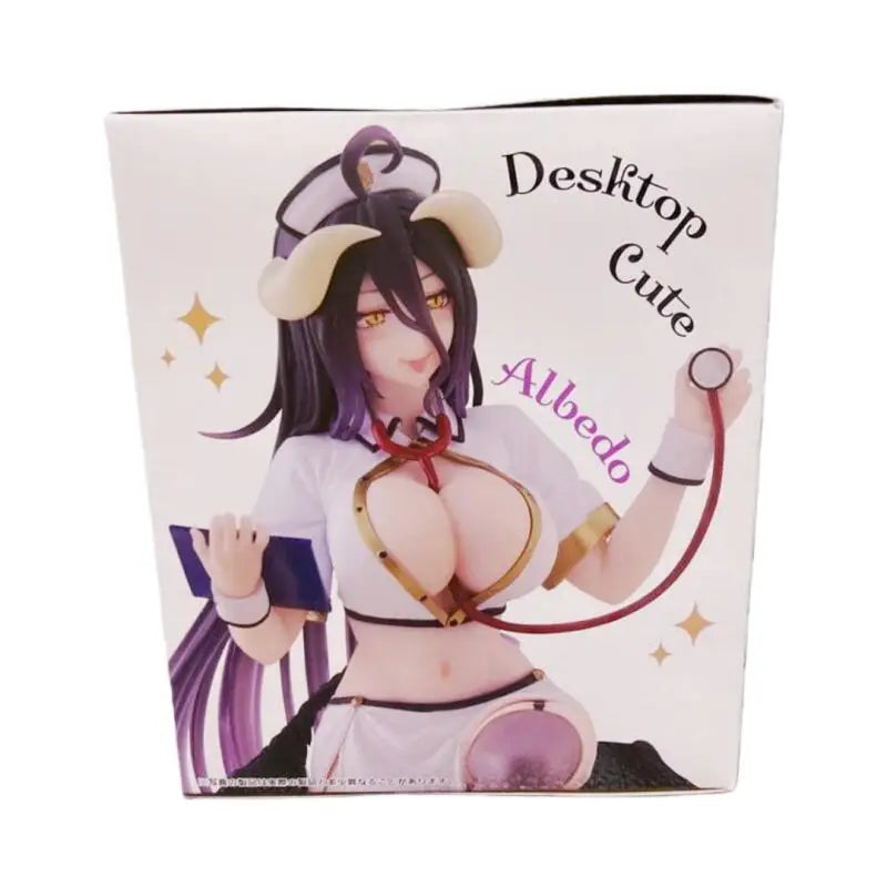 [Original Genuine] In Stock Taito The Animation Overlord Desktop Cute Albedo Nurse PVC Figure Model Collector Figurine Toys Gift