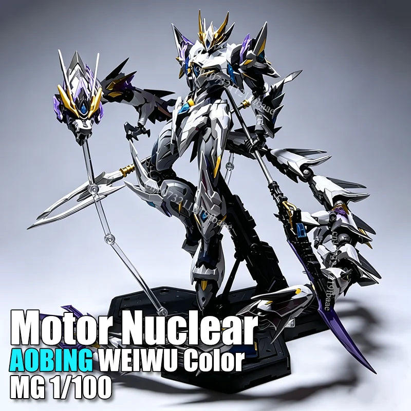 Auf Lager Motor Nuclear Modell AOBING MG 1/100 WEIWU Farbe MNP-XH03W Bausatz AOBIN Spielzeug Legierung Skelett Actionfiguren