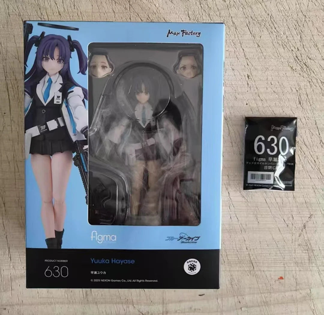 In Stock Max Factory Figma 630 Yuuka Hayase Blue Archive Action Figures Anime Model Toys Gift