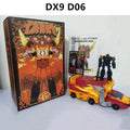 Transformation Spielzeug DX9 D06 Rodimus Prime Metallic Faltbar MP Actionfigur