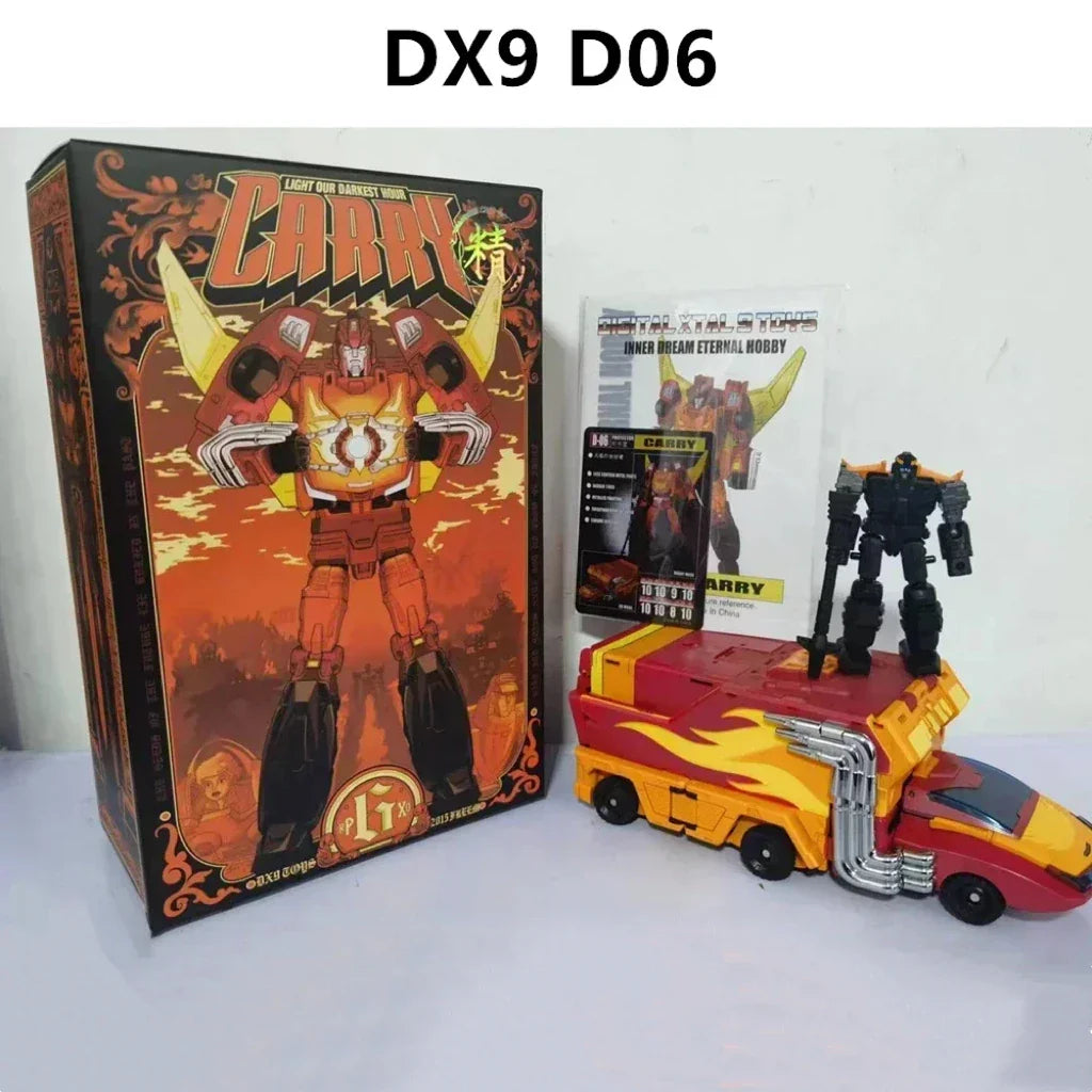 Transformation Spielzeug DX9 D06 Rodimus Prime Metallic Faltbar MP Actionfigur