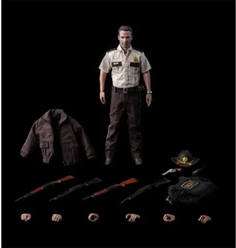 Threezero 1/6 3Z01450W0 The Walking Dead Rick Grimes Action Figure Model Toys Fan Collection Scene Decoration Gift