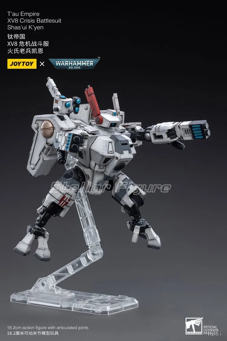 【SF】JOYTOY 1/18 Action Figure T'au Empire XV8 Crisis Battlesuit Shas'ui K'yen Model Toys Gifts Collection Ornaments