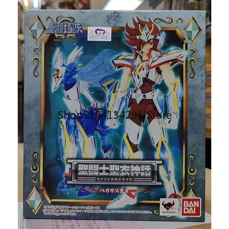 Original Stock Bandai Saint Seiya Cloth Myth Seiya Omega New Bronze Cloth Pegasus Koga Action Figure Birthday Gift