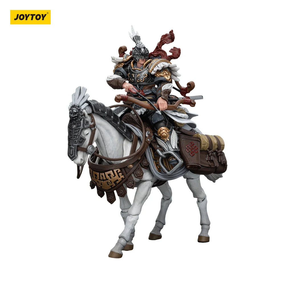 JOYTOY 1/18 Action Figures 10.8cm Anime Dark Source JiangHu Northern Hanland Empire White Feather Snowfield Archery Cavalry