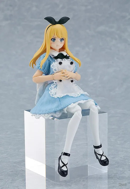 In Stock Original Max Factory Figma#598 Alice Anime Figure Model Toy Gift Collection