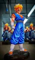 Jt Statue Anime Dragon Ball Vegetto Figure Gogeta Statue With Base Super Saiyan Action Figures Collection Model Toys Gifts