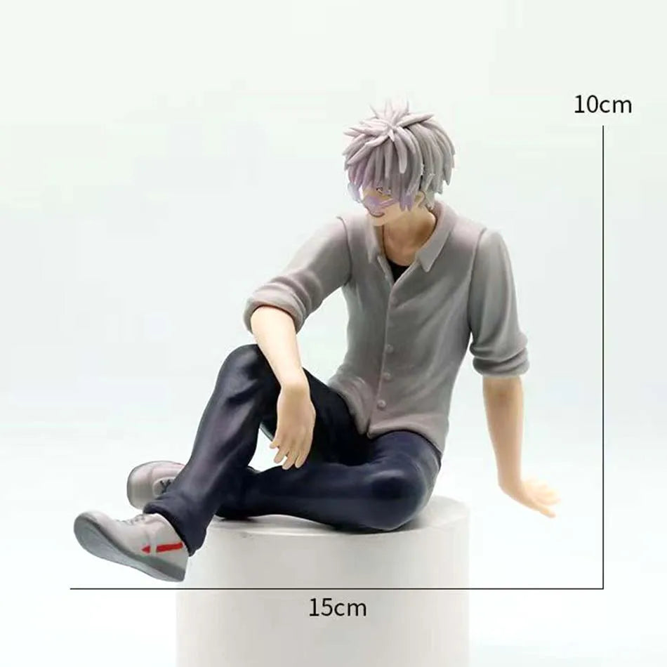 Hot Jujutsu Kaisen Mini Figures Satoru Gojo Figure Action Geto Suguru Figurine Q Version Anime Model PVC Collection Toys Statue