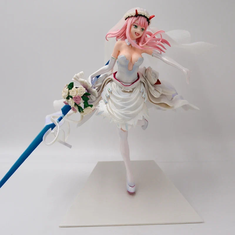 28cm DARLING in the FRANXX Zero Two 02 Sexy Anime Girl Figure Zero Two For My Darling Wedding Action Figure Collectible Doll Toy