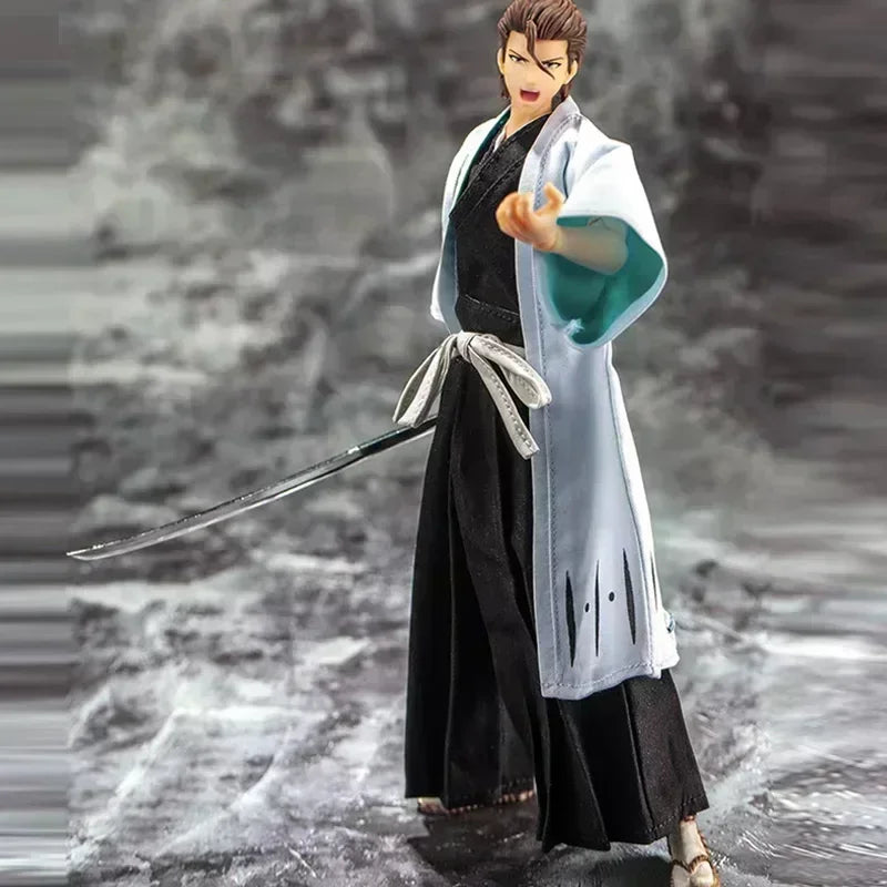 Dasin/Great Toys/GT Bleach Kurosaki Ichigo Aizen Sousuke Ukitake Jushiro Ichimaru Gin SHF Action Figure Present Model in Stock