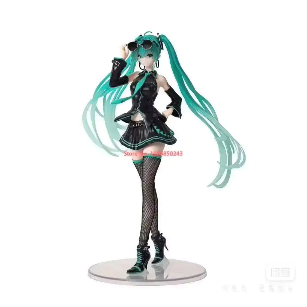 Hot New Original Hatsune Miku Figure Stylist 16th Birthday Commemoration Action Figurine Anime Collection Model Doll Xmas Gift