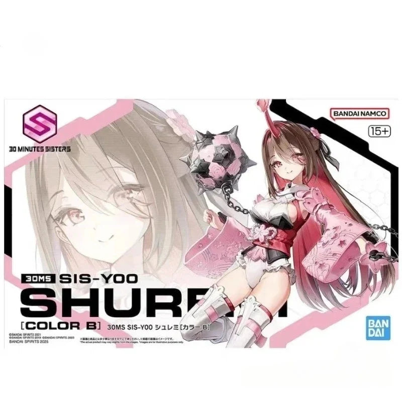 In Stock BANDAI Action Figure 30 Minutes Sisters SIS-Y00 Shuremi Color B Collection Series Model Kit Gifts WY