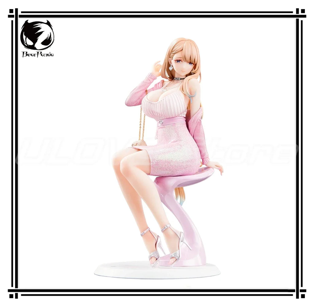 Original BearPanda Fuyuyama Asako Family Teacher Anime Figure Model Collection