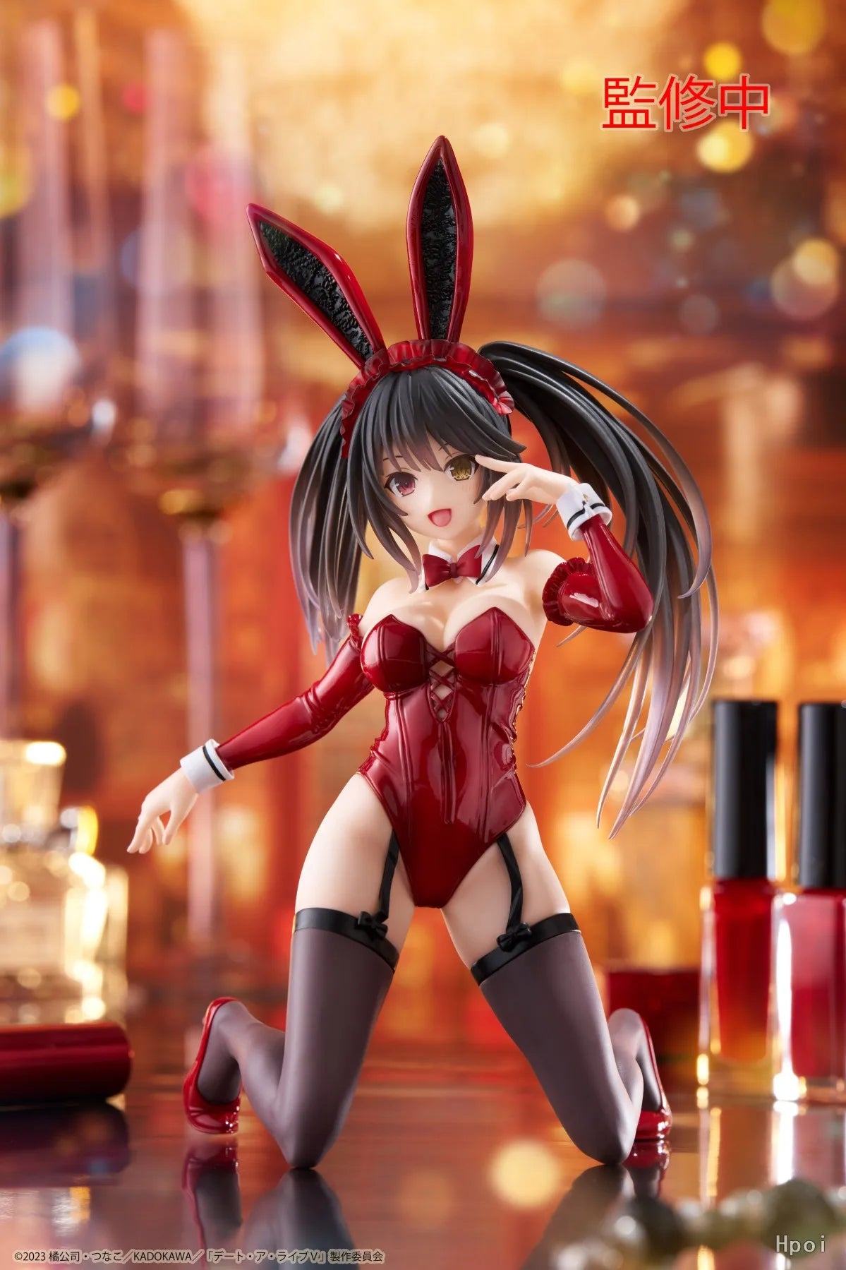 In Stock Original TAITO Date A Live V Desktop Cute Figure Yatogami Toka Tokisaki Kyozo ~ Bunny Ver. Nightwear Ver Toys Ornaments