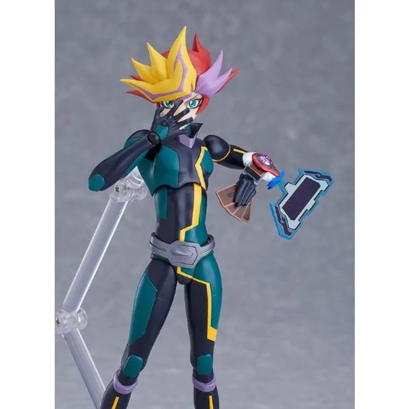 Max Factory Original Figma Yusaku Fujiki Playmaker Anime Action Figures Toys for Boys Christmas Gift Collectible Model Ornaments