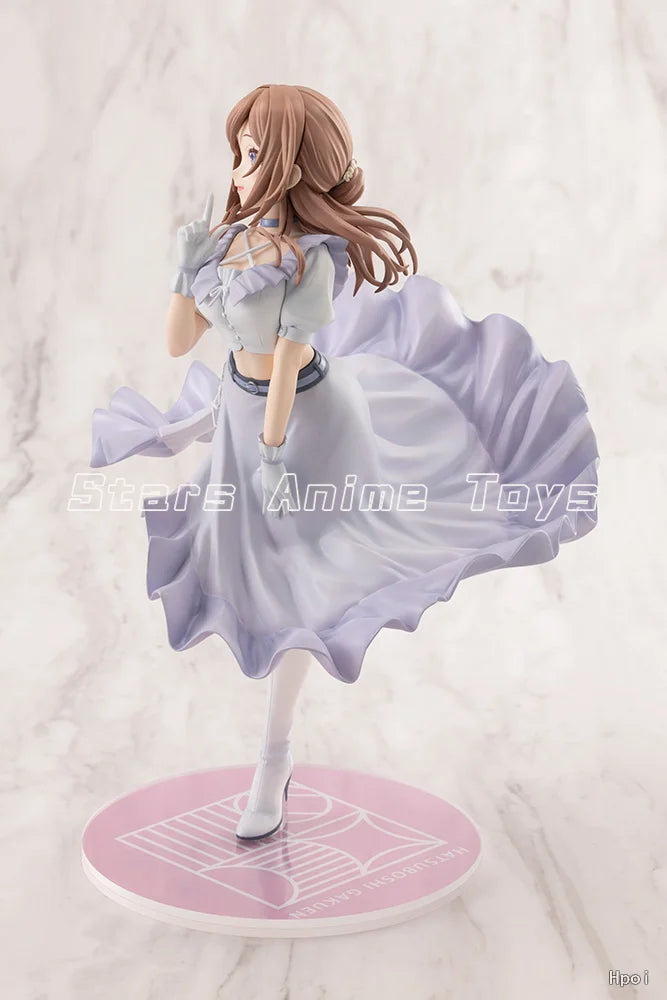 Original Kotobukiya Gakuen IDOLM@STER Rinami Himesaki Clumsy Trick Animation Figure Toy Model Ornaments