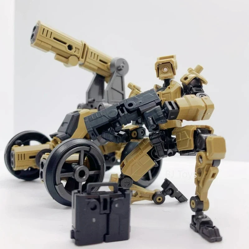 Transforming Motorcycles Soldiers Flying Cavalry Model 1/24 Assemble Mecha Movable Skeletons Anime Action Figures Boy Toys Gifts