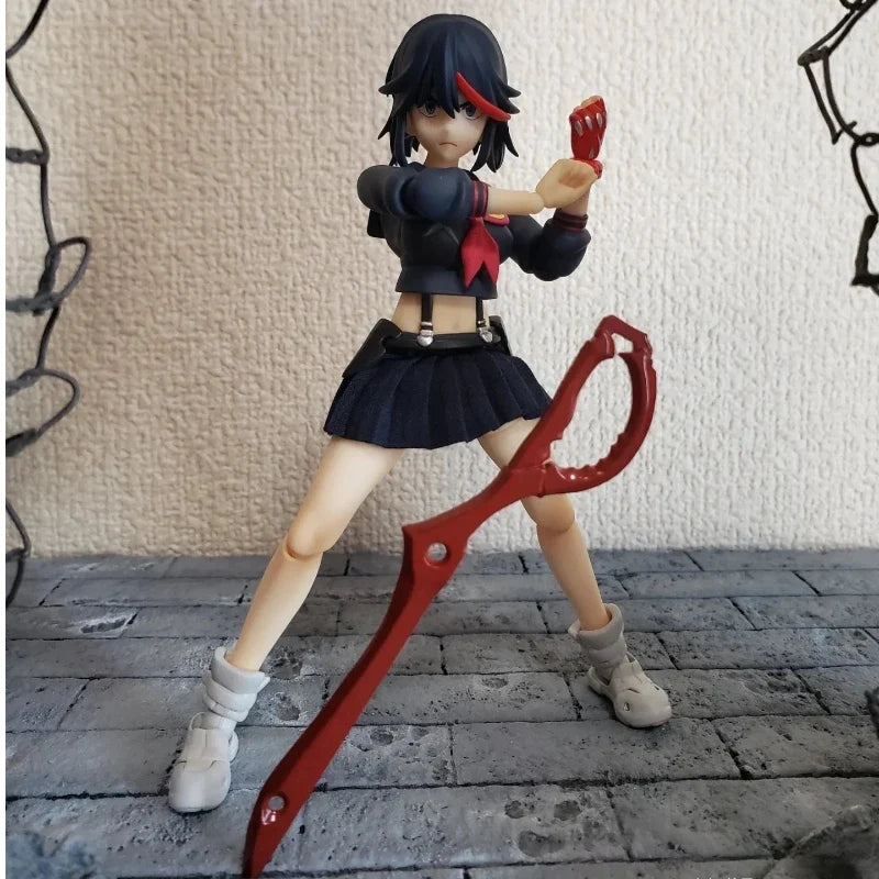 In Stock Aniplex Action Doll Buzzmod Kill La Kill Janpanese Anime Matoi Ryuuko 1/12 H Anime Action Model Figure Collect Toy Gift