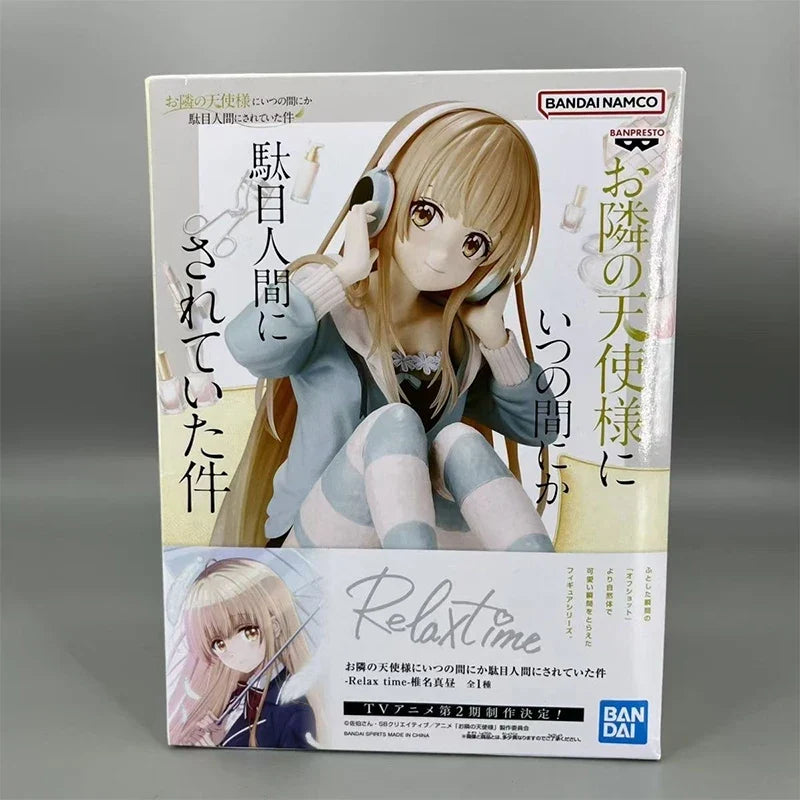 Bandai In Stock Original Banpresto Shiina Mahiru Pvc 16Cm Desktop Decoration Anime Action Figures Model Collection Toys Gifts