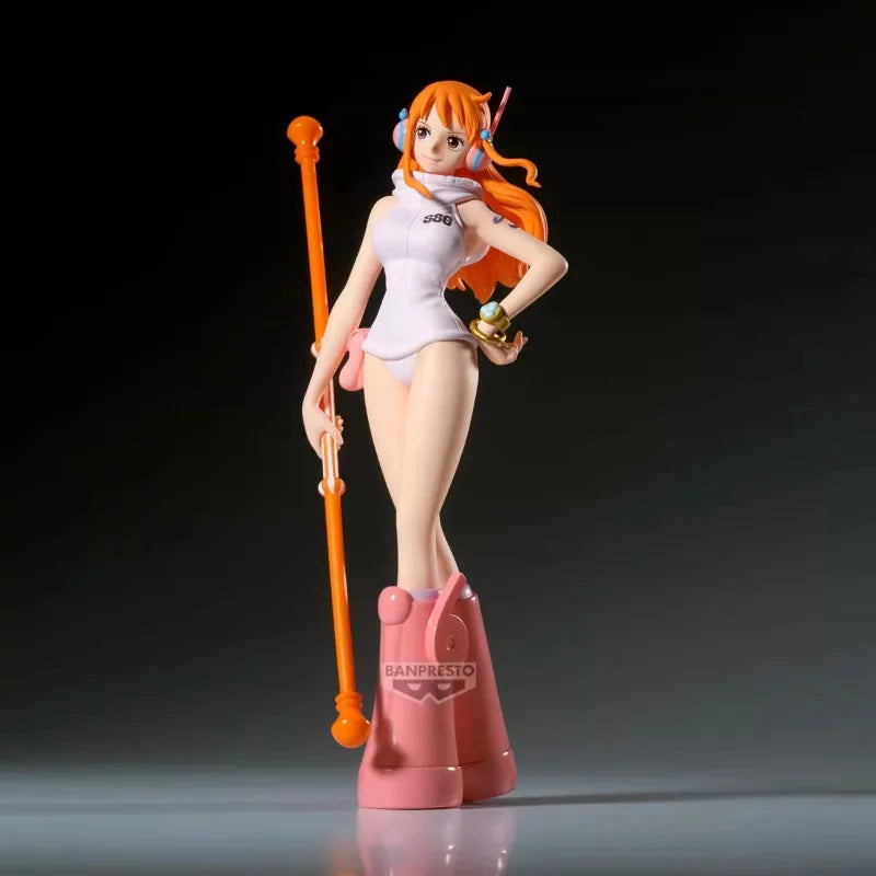 Bandai Original Banpresto Anime One Piece  the Shukko Nami Egghead PVC Action Figure Model Collectible Toy Gifts