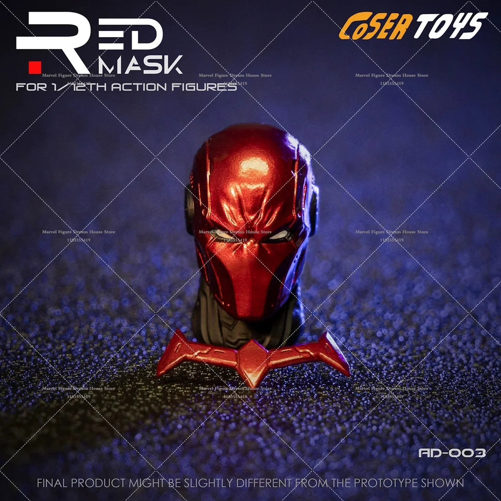 In Stock COSER TOYS 1/12 Scale Detective Comic Red Hood Solider Male Head Sculpt Carved Model fit 6In VTOYS VSD003 Action Figure